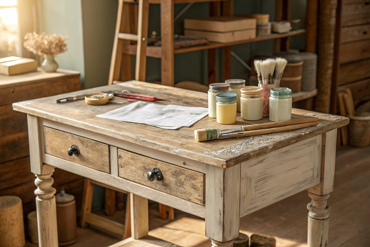 How to distress furniture with chalk paint like a pro
